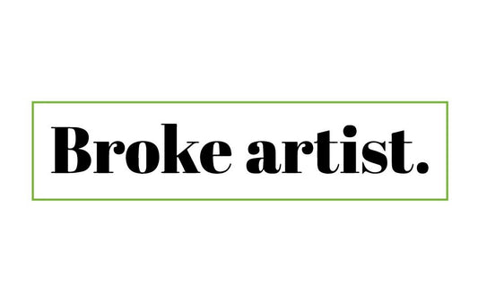 Broke artist